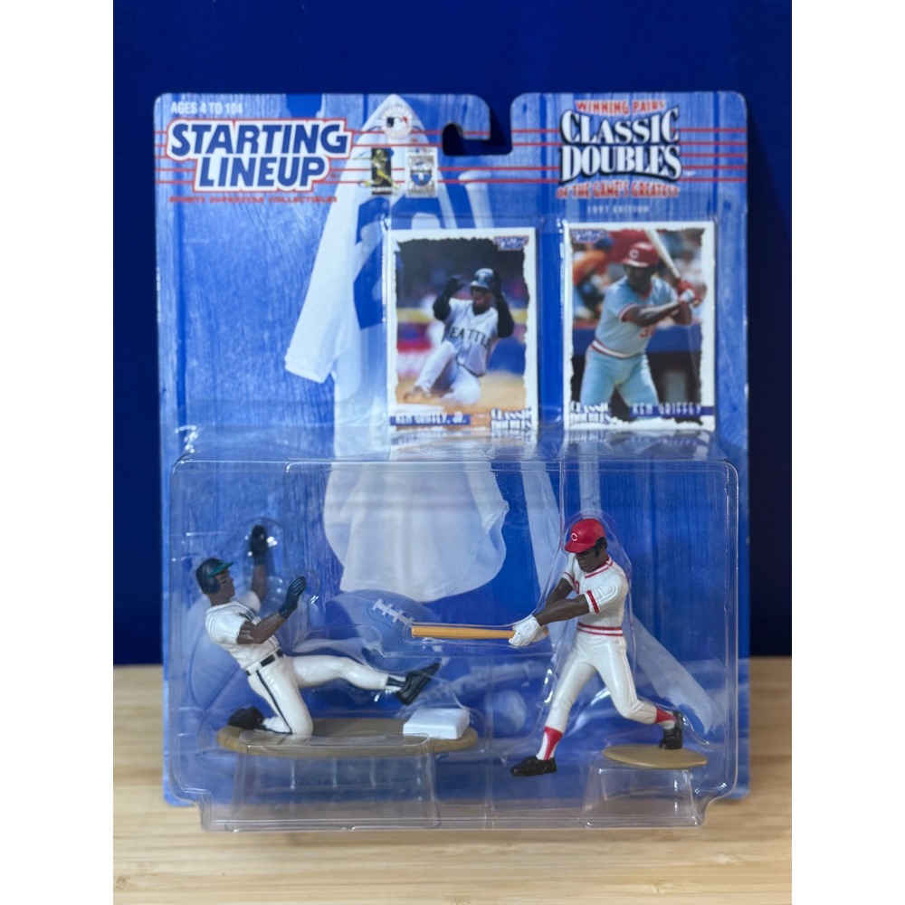 1997 Starting Lineup Ken Griffey Jr & Sr Classic Doubles Figures New Kenner